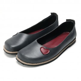 Large Size Women Casual Soft Pu Leather Round Toe Flats