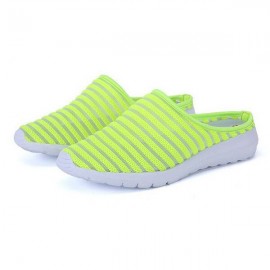 Stripe Breathable Mesh Beach Slippers